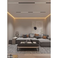 Wholesale Aluminum Profiles for Developers UAE – Black Shadow Gap with LED Compatibility | DoorHub.ae